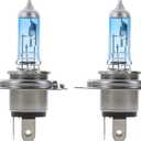 Philips Automotive Lighting 9003 CrystalVision Platinum Upgrade Automotive Replacement Bright White Headlight Bulb with Up to 60% more Vision, Fits Select High Beam, Low Beam, Fog Positions (2 Pack)