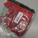 Lilosy Sexy Cute Underwire Push Up Strappy Heart Embroidered Mesh Sheer Lingerie Set for Women Bachelorette See Through Bra and Panty 2 Piece Bow Red Large