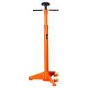 VEVOR Underhoist Support Stand, 3/4 Ton Capacity Under Hoist Jack Stand, Lifting from 38.4 to 75.4 in, Bearing Mounted Spin Handle, Self-Locking Threaded Screw, Two Wheels, Support Vehicle Components