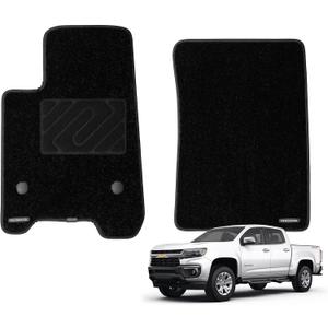WENNEBIRD Front Carpet Floor Mats for Chevrolet Colorado 2023-2026, 2Pc