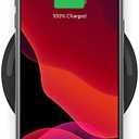 Belkin Quick Charge Wireless Charging Pad - 10W Qi-Certified Charger Pad for Apple iPhone, Samsung Galaxy, Pixel, Airpods Pro & More, Charge While Listening to Music, Streaming Videos - Black (No PSU)