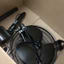 Comfort Zone Stand Fan, 16 inch Pedestal Fan for Bedroom, 3 Speed Floor Fan, 90 Degree Oscillation, Adjustable Height, Adjustable Tilt, Oscillating Air Circulator, Quiet Fan for Home or Office, Black