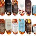 Kingdder 50 Pcs Thanksgiving Magnetic Bookmarks Bulk with Bible Verse 10 Design Christian Religious Fall Magnetic Bookmarks Clips Gifts for Thanksgiving Fall Reading Women & Men Book Lovers