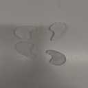 Soulchen 4 Pcs Toe Spacers for Ballet Dancers Pointe Shoe Toe Pads One Size Flexible Comfort Ballet Accessories Non-Slip Dance Foot Care Bunion Correction Pain Relief