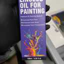 Linseed Oil for Painting, Refined Linseed Oil 100ml, Oil Paint Thinner and Medium for Artists, Enhance Paint Flow and Add Transparency & Natural Gloss for Blending and Glazing