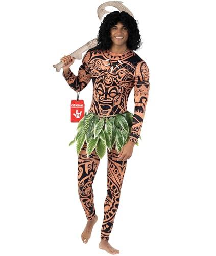 Morph Maui Costume for Men, Hawaiian Tattoo Costumes, Maui Costume Adult, Fancy Dress For Adults, Adult Halloween Costumes Men, X-Large 