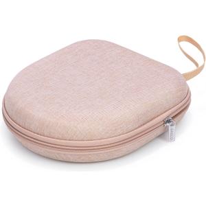Ginsco Universal Headphone Case Compatible with JBL Tune 510BT 720BT, Sony WH-CH 720N/WH-CH520, with Sony/JBL/Soundcore Q20 Q30/BERIBES/TOZO/KVIDIO etc Wireless Headphones Beige