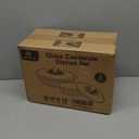 M MCIRCO 4-Piece Glass Casserole Baking Dish, Set of 2 Casseroles With Glass Lids, 1.9 Qt and 3 Qt