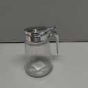 Glass Bottle Syrup Pitcher Honey Maple Syrup Dispenser Retracting Spout 12 oz