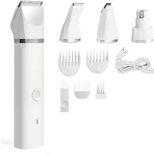 SEDLAV 3-in-1 Multi-Functional Dog Clippers - Corded & Powerful Pet Hair Clipper for Small Dogs with Vacuum Function - Quiet Dog Hair Cutting Machine Ideal for Grooming Face, Ears & Body