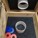 GoSports Premium Birch Wood Washer Toss Game - Portable Set Includes 2 Targets and 8 Washers - For Backyard and Outdoor Acitivies for Family and Adults