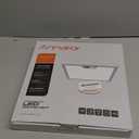 12in Motion Sensor Ceiling Light Wired, 3000K 4000K 5000K Selectable, 24W Flush Mount Square Motion Ceiling Light with 3 Timer for Closet Porch Stairs Hallway, White