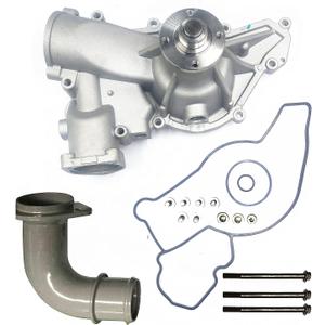 01014 Water Pump for Ford PowerStroke [7.3L Diesel] Engine, 1996-1997 F250/F350, 1999-2003 F250-550 Super Duty F-Series Full-Size Pickup Trucks, E-Series Full-Size Vans, 2000-2003 Excursion