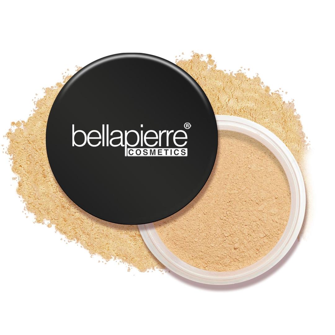 Bellapierre Mineral Foundation SPF 15  Loose Powder Foundation, Full Coverage Mineral Makeup with Matte Finish  Vegan, Cruelty Free, Hypoallergenic, Oil & Talc Free  0.32 oz - Nutmeg
