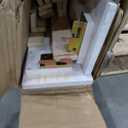 eLuxurySupply Wooden Platform Bed Frame California King Size, White - Low Profile, No Box Spring Needed, Easy Assembly, Wooden Modern Minimalist Style