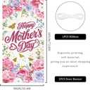 Mothers Day Decorations Banner Mother’s Day Door Cover Best Mom Flower Backdrop Mom Day Gifts Happy Mothers Day Party Supplies Indoor Outdoor for Home 35in x 71in