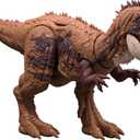 Mattel Jurassic World Dinosaur Toys with Roar Sound & Attack Action, Wild Roar Posable Figures, Physical & Connected Digital Play