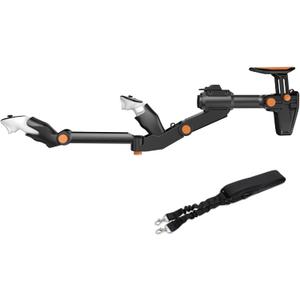 VR Gunstock for Meta Quest 3 Controller Accessories Gun Stock for Quest 3S /Quest 2 FPS Gaming Customized Shape Sizes (Black)