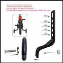 Training Wheels for Bicycle,Flash Mute Wheel Compatible for Bikes of 12-20 Inch 1 Pair