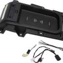 Wireless Charger Tray - Compatible with Toyota Vehicles - 2014, 2015, 2016, 2017, 2018, 2019, 2020, 2021 Tundra - Replaces 00016-34506 - 15 Watts Fast Charging - Center Console Tray Replacement