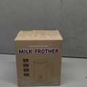 Milk Frother, 4-in-1 Electric Milk Steamer, 350ml/11.8oz Automatic Frother Machine for Coffee, Warm and Cold Foam, Temperature Control for Latte, Cappuccino, Hot Chocolate (Black)