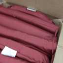 Outdoor Chair Cushions Set of 4, 17 x 16 Inch Patio Chair Cushions for Outdoor Furniture, Water Resistant, Non-Slip Ties(Dark Red), 17x16x2|4 Pack