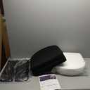 Wellsin Outdoor Chair Cushions for Patio Furniture - Patio Chair Cushions Set of 4 - Water Resistant Round Corner Outdoor Seat Cushions 17"X16"X2", Black (Solid Color/ Black)