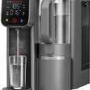 Waterdrop M6H Instant Hot Reverse Osmosis System Countertop Water Filter, 7-Stage, 3:1 Pure to Drain, Hot Water Dispenser with 5 Temperature Options, RO System with Glass Pitcher
