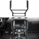 Carbon Fiber Center Console Dash Panel Trim for Ford Mustang 2015-2023 Interior Accessories