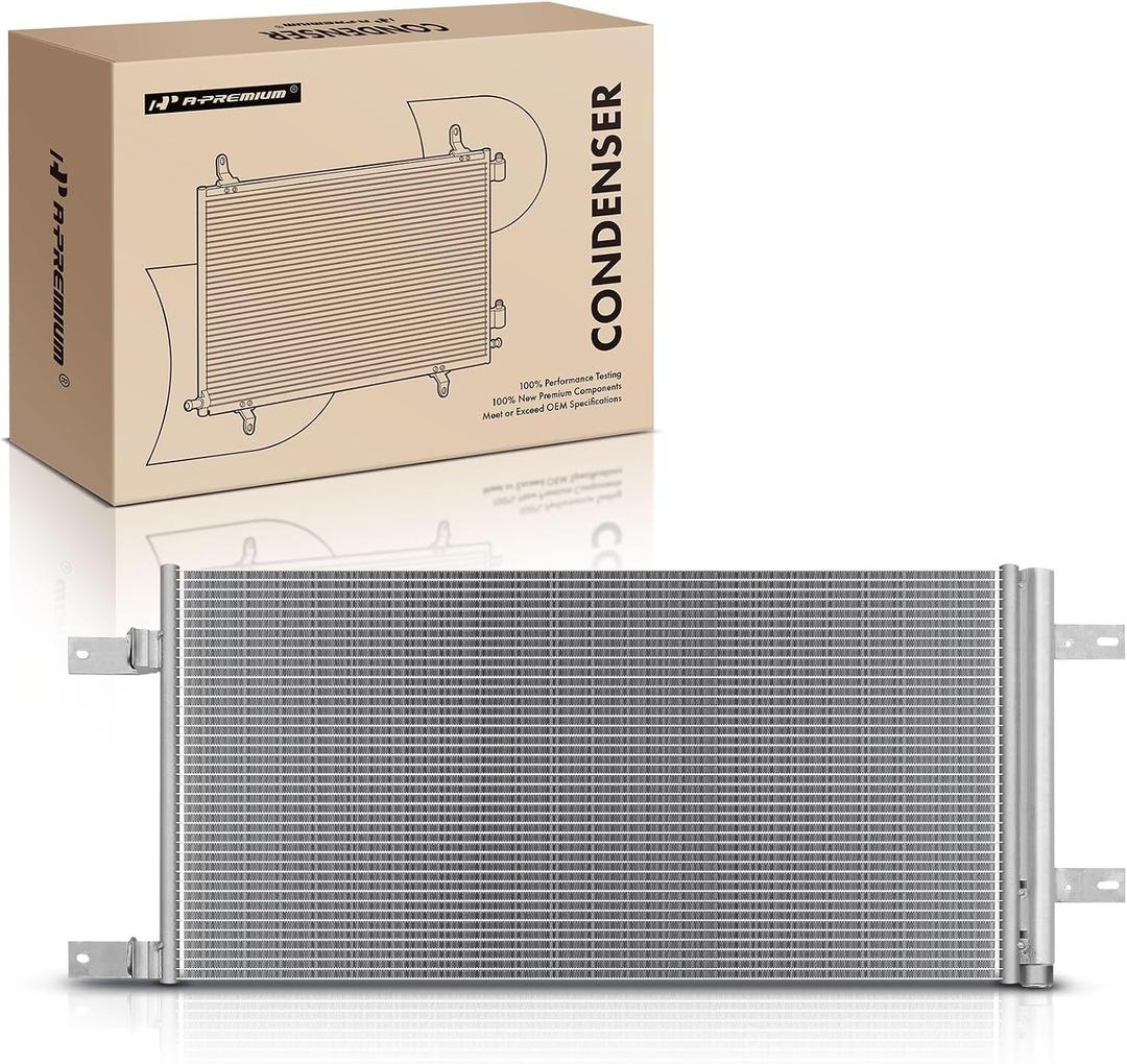 A-Premium Air Conditioning A/C Condenser Compatible with Ford F-250 F-350 F-450 F-550 Super Duty, 2011-2016, V8 6.7L, Replace# BC3Z19712A