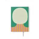 Olimpia Zagnoli Green Midsized Lined Notebook