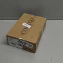 Coutgo Womens Kitten Low Heels Closed Pointed Toe Ankle Buckle Strap Pumps Suede Dress Wedding Shoes (7.5, Navy Blue)