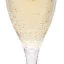 G.E.T. SW-1401-1-SAN-CL-EC BPA-Free Shatterproof Plastic Champagne Glasses, 6 Ounce, Clear (Set of 4)