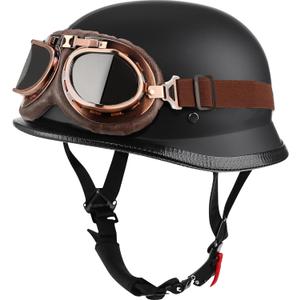 Half Motorcycle Helmet Halfs Shell Helmet German Style Motorcycles Helmets XXL