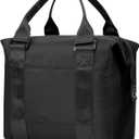 coowoz Lunch Bag for Women Insulated Adult Lunch Tote Cooler Bag loncheras para mujer Lunchbox Lunch bag for Men Work Picnic Office Beach Black