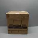 Vinyl Record Player with Dual Stereo Bookshelf Speakers Vintage Turntable with Bluetooth Wireless Playback Belt Drive 3-Speed Playback Record Player Support RCA Out Auto Stop (Wooden)