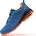 Kricely Men's Trail Running Shoes Fashion Hiking Sneakers for Men Tennis Cross Training Shoe Blue Non-Slip Walking Footwear Size 7.5