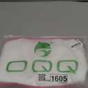 OQQ Women's 2 Piece Bodysuits Sexy Ribbed One Piece Square Neck Short Sleeve Bodysuits, Size: S