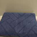 BEQHAUSE Door Mat Indoor Doormat, Entryway Rug Door Mats Non-Slip Rubber Backing, Low-Profile Entrance Rugs, Absorbent Resist Dirt Doormats Floor Door mat for Entryway, Navy Blue 32"x48"