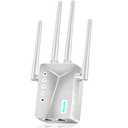 Internet Booster with Ethernet Port, Easy Setup Wireless Repeater