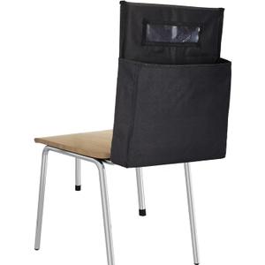 Lewtemi 1 Pcs Chair Back Pockets Storage School Seat Pockets Storage for Classrooms Desk Chair Organizer Without Name Tag, 18 x 17 Inch