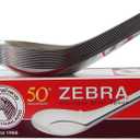 Zebra Thai Chinese Asian Stainless Steel Rice Soup Spoon (12 Pack), Silver