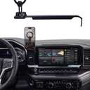 PZK Car Phone Holder for Chevy Silverado 1500/GMC Sierra 1500 2022 2023 2024 2025 2026 Accessories 13.4-Inch Screen Compatible with MagSafe Chevy Phone Mount with 360° Rotating Extension Rod
