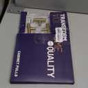 10 Pack Gold Cabinet Knobs 2 Inch - Brushed Brass Drawer Knobs Single Hole Gold T Bar Hardware Drawer Pulls for Kitchen Cabinets and Dressers