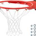 Silverback Deluxe Breakaway Rim with Nylon Net Compatible NXT and Goaliath GoTek In-Ground and Wall-Mounted Basketball Hoops