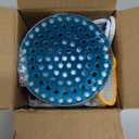 2Pcs PVC Termination Cap for 3 Inch Vent Pipe, 304 Stainless Steel Mesh Screen Vent Cover, Vent Pipe Screen & Exhaust Pipe End Cap with 2 Gloves for Furnace and Roof Vent (3in)