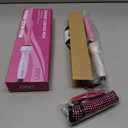 DAN Technology Curling Wand, Hair Wand Curling Iron, 3/4 inch, Temperature Adjustable, Tourmaline Impregnated Ceramic Barrel, Dual Voltage, 60 min Shut Off