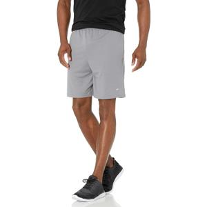 Amazon Essentials Mens Performance Tech Loose-Fit Shorts (4X-Large Big, Grey/Navy)