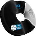 Everlasting Comfort Donut Pillow for Tailbone Pain Relief Ergonomic Seat Cushion - Hemorrhoid Pillow for Sitting- Ideal Memory Foam Coccyx Chair Cushion for Postpartum Pregnancy, Anti-Slip, Washable