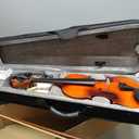 Ktaxon 3/4 Violin for Beginners, Fiddle for Students and Enthusiasts, Acoustic Violin Kit with Case, Bow, Rosin & Manual (Glossy)